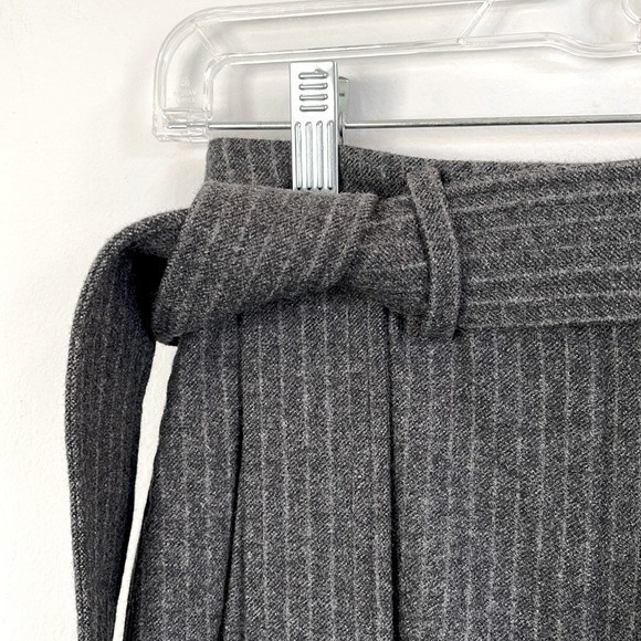 Aritzia Wilfred Wool Cashmere Tie Front Pant Size 2 Grey - Picture 6 of 11